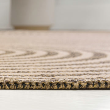 Margot Modern Geometric Arch Stripe Area Rug